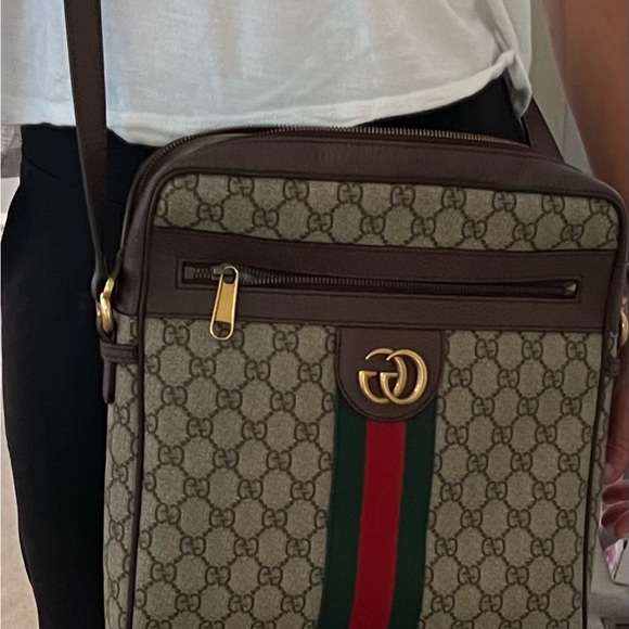 Gucci Bags Gg Supreme Monogram  Large Ophidia Messenger Bag